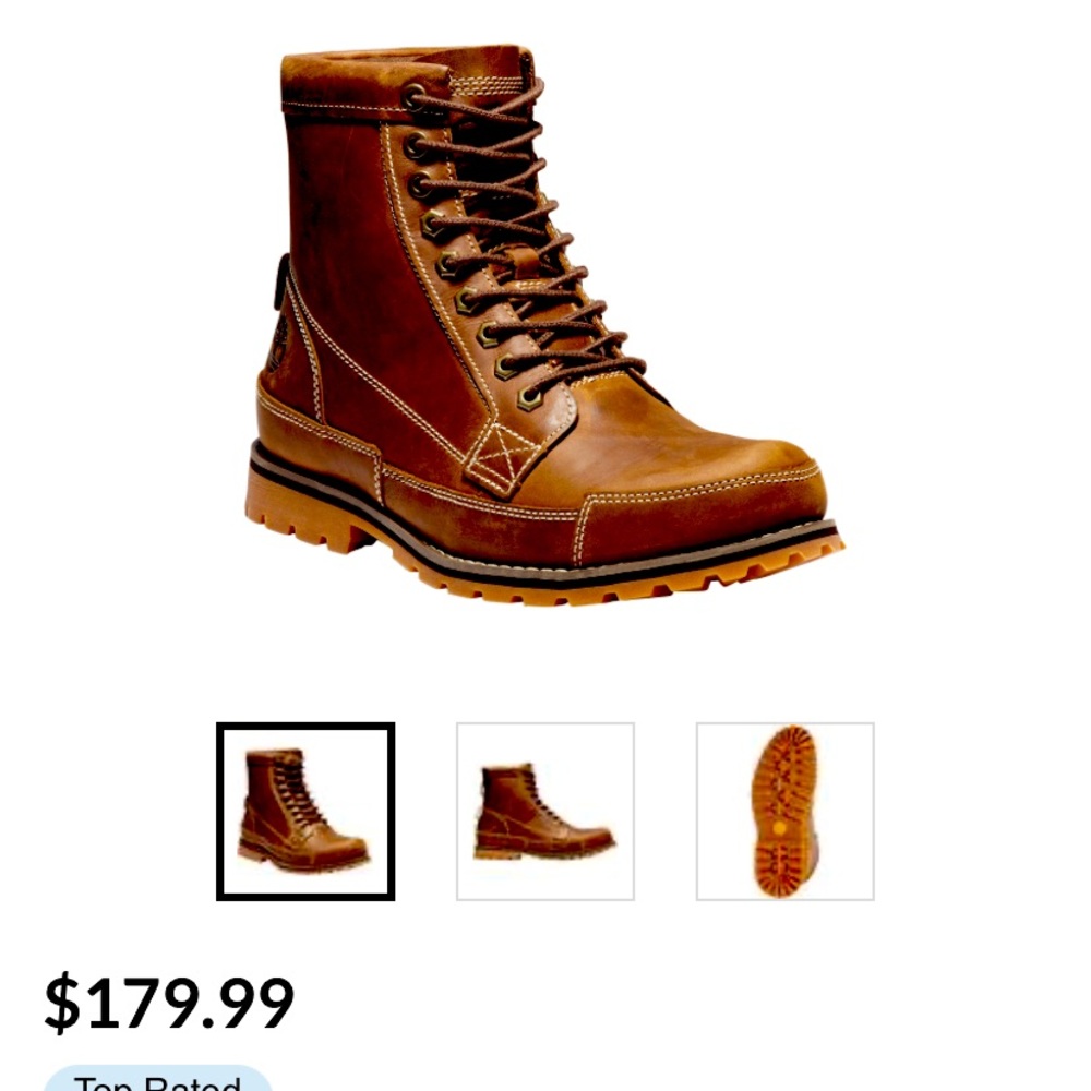 Timberland Earthkeepers Brown Leather Boots